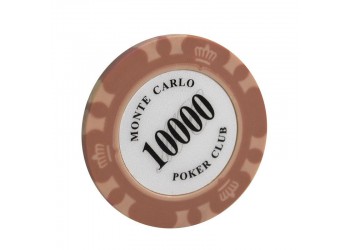 5 stuk Professionele Upscale Klei Casino Texas Poker Chips 14G waarde 10000